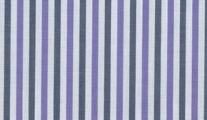 Lavender and Charcoal Multi Stripe