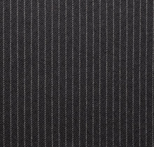 Load image into Gallery viewer, Grey Close Spaced Worsted Pinstripe, Super 160, Wool
