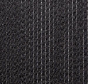 Grey Close Spaced Worsted Pinstripe, Super 160, Wool