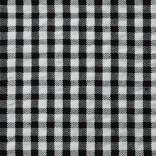 Load image into Gallery viewer, Black Check Pattern Seersucker

