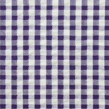 Load image into Gallery viewer, Purple Check Pattern Seersucker
