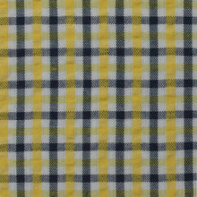 Load image into Gallery viewer, Yellow and Grey Multi Check Pattern Seersucker
