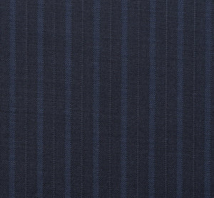 Dark and Light Blue Multi Stripe, Super 150, Wool