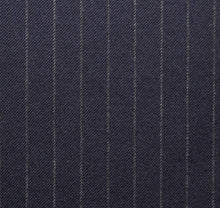 Load image into Gallery viewer, Blue Worsted Pinstripe, Super 160, Wool
