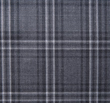 Load image into Gallery viewer, Rich Shades of Grey with Subtle Contrast Pattern, Super 150, Wool
