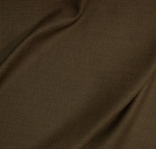 Load image into Gallery viewer, Golden Brown Textured Solid, Super 160, Linen Silk Wool
