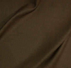 Golden Brown Textured Solid, Super 160, Linen Silk Wool