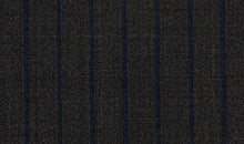 Load image into Gallery viewer, Sartorial Sandstone with Blue Pinstripe, Super 150, Wool
