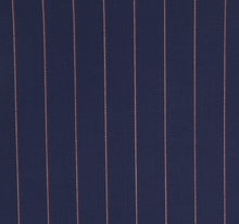 Load image into Gallery viewer, Blue with Subtle Red Pinstripe, Super 150, Wool
