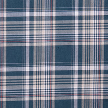 Load image into Gallery viewer, Ocean Blue with Contrast Plaid
