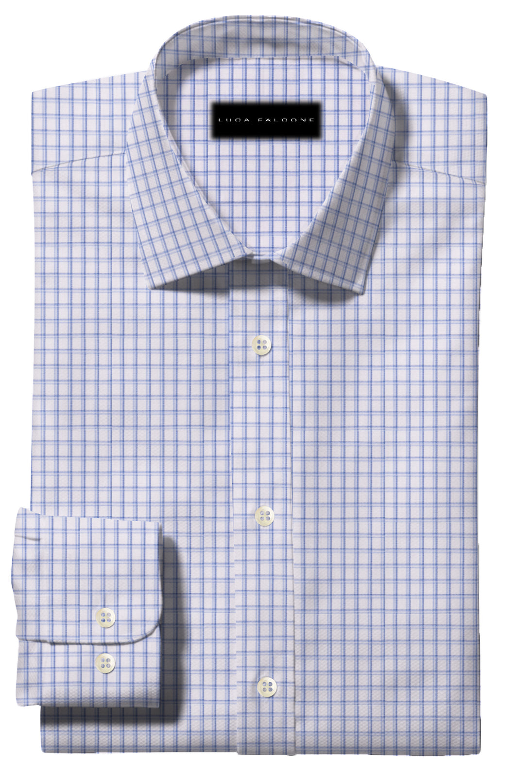 Blue Double Check Pattern