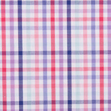 Load image into Gallery viewer, Bold Blue Red and Pink Large Check Pattern
