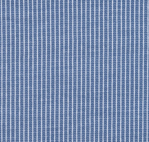 Steel Blue Textured Knit Stretch Cotton