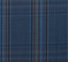 Load image into Gallery viewer, Rich Ocean Blue with Rich Contrast, Super 150, Wool
