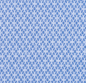 Baby Blue Diagonal Knit Stretch Cotton