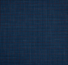 Load image into Gallery viewer, Blue with Subtle Burgundy Check, Super 160, Linen Silk Wool Blend
