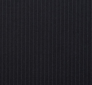 Classic Blue Thin Width Blue Pinstripe, Super 150, Wool